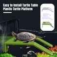 thumbnail image 1 of Turtle Basking Platform Non-Slip Texture Easy Install Plastic Turtle Terrace Ramp Floating Island Wide Sunbathing Area with Suction Cup for Tank, 1 of 8