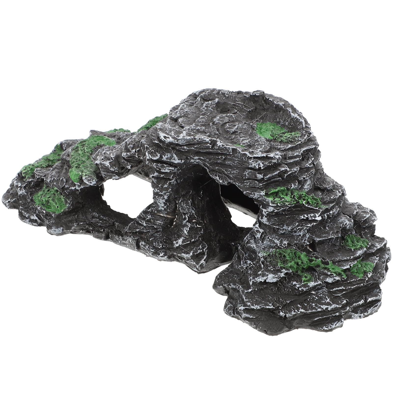 View of Turtle Basking Platform Resin Rockery Reptile Tank Accessory Turtle ...