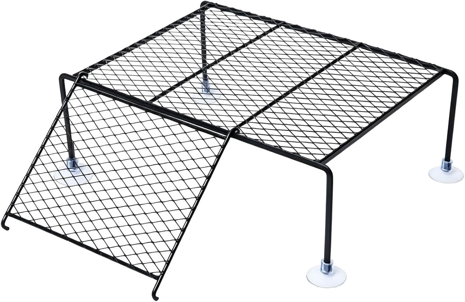 Turtle Basking Platform with Suction Cups, 23x32x11 cm for Aquarium Tank