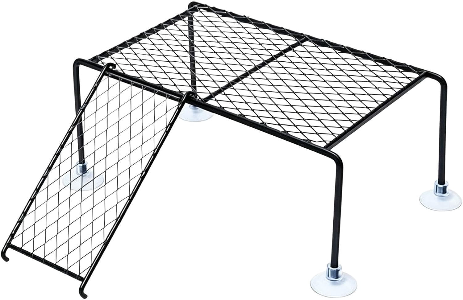 Turtle Basking Platform with Suction Cups, 23x32x11 cm for Aquarium Tank