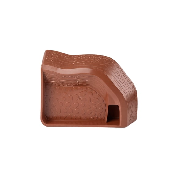 Turtle Bathing Bowl Pet Water Dish & Soaking Pool with Textured Base for Tortoise and Lizards Reptiles Bath Feeder