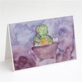 thumbnail image 1 of Turtle Bathing Watercolor Greeting Cards & Envelopes - Pack of 8, 1 of 1