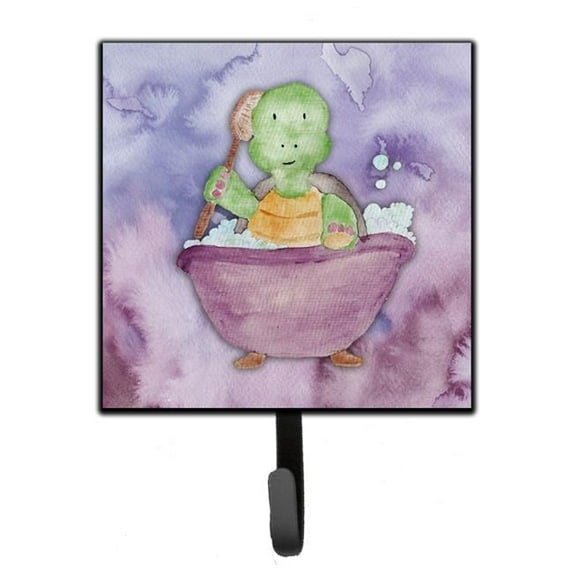 Turtle Bathing Watercolor Leash or Key Holder