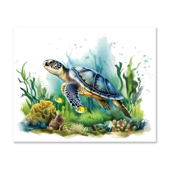 Turtle Bathroom Toilet Sticker Residential Decoration Wall Sticker Self-adhesive Wall Sticker