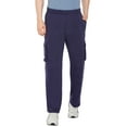 thumbnail image 1 of Turtle Bay New York Men's Brushed Fleece Cargo Pants – Comfy Sweatpants with inner drawstrings, 1 of 7