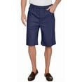 thumbnail image 1 of Turtle Bay New York Men's Stretch Waist Pull On Shorts in Twill Fabric - Free of Buttons & Snaps, 1 of 5