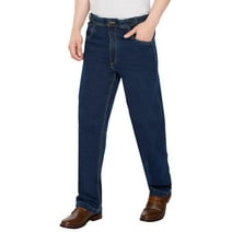 Turtle Bay New York  Men's Regular Fit Comfort Flex Hidden Stretch Waist Jean