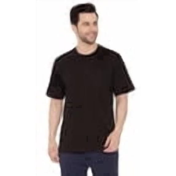 Turtle Bay New York Men’s Heavyweight Short Sleeve Crew Neck T-Shirt – Regular Fit Cotton Blend with Chest Pocket