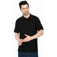 thumbnail image 1 of Turtle Bay New York Men's Short Sleeve Pique Polo Shirt in Cotton Blend with Front Pocket, 1 of 5