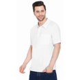 thumbnail image 1 of Turtle Bay New York Men’s Short Sleeve Pique Polo Shirt, Cotton Blend, Regular Fit, Front Pocket, 1 of 5