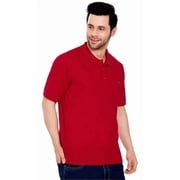 Turtle Bay New York Men s Short Sleeve Pique Polo Shirt, Cotton Blend, Regular Fit, Front Pocket