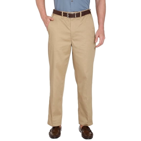 Turtle Bay New York Men's Stretch Waist Chinos with a hidden elastic waist and flat front