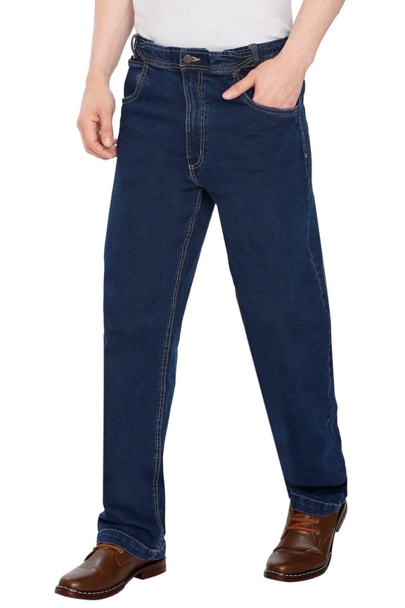 Mens Flex Waist Hidden Stretch Denim Jean