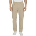 thumbnail image 1 of Turtle Bay New York Mens Comfort Fit Casual Elastic Waist Pull on Pants in Twill (Plus Sizes), 1 of 9