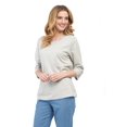 thumbnail image 1 of Turtle Bay New York Women's Classic Comfort Fit 3/4 Sleeve length Crew Neck Jersey Knit T-Shirt, 1 of 4