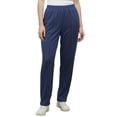 thumbnail image 1 of Turtle Bay New York Womens Classic Polyester Pants - Pull On Slacks with Elastic Waist and Side Pockets, 1 of 8