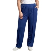 Turtle Bay New York Womens Pull On Polyester Slacks Elastic Waist