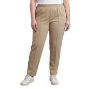 Turtle Bay New York Womens Pull On Polyester Slacks Elastic Waist