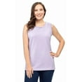 thumbnail image 1 of Turtle Bay New York Women's Classic Relaxed Fit Cotton blend Sleeveless Tank Top, 1 of 3