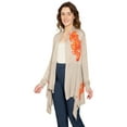 thumbnail image 1 of Turtle Bay New York  Women's Floral Embellished Open Long Cardigan, 1 of 6