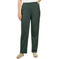 Turtle Bay New York Women's Knit Pull on Pant with Pockets Casuals