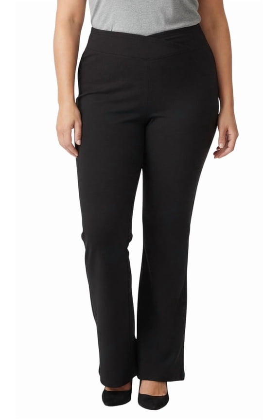 Women’s Pull-On Cotton Stretch Bootcut Flare Leggings