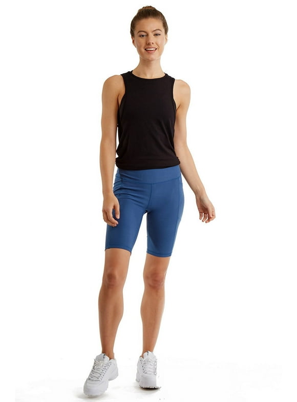 Turtle Bay New York  Women's Side Phone Pockets Cycle Shorts