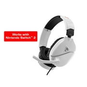 سماعة الألعاب السلكية Turtle Beach Recon 70 لجهاز Nintendo Switch، باللون الأبيض