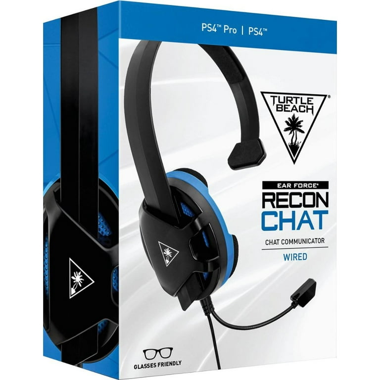 Turtle Beach Recon Chat PlayStation Headset – PS5, PS4, Xbox Series X, Xbox  Series S, Xbox One, Nintendo Switch, Mobile, & PC with 3.5mm – Glasses