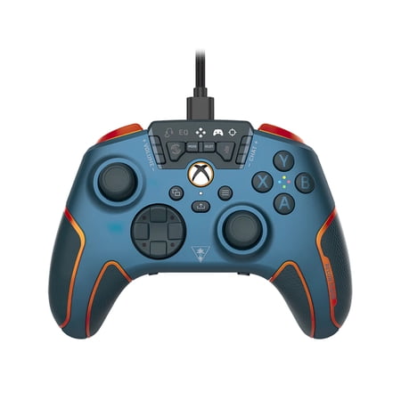 Turtle Beach Recon Cloud Wired Game Controller for Xbox Series X|S, Xbox One, Windows, & Android, Black/Blue Magma