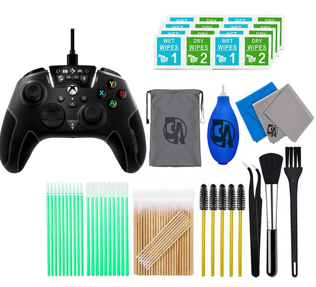 Turtle With Series S Recon Xbox Manual Bundle Like Bolt Remappable Beach with PCs Camo Windows for Xbox Buttons Axtion - New - Controller & Kit Controller Wired Cleaning Arctic
