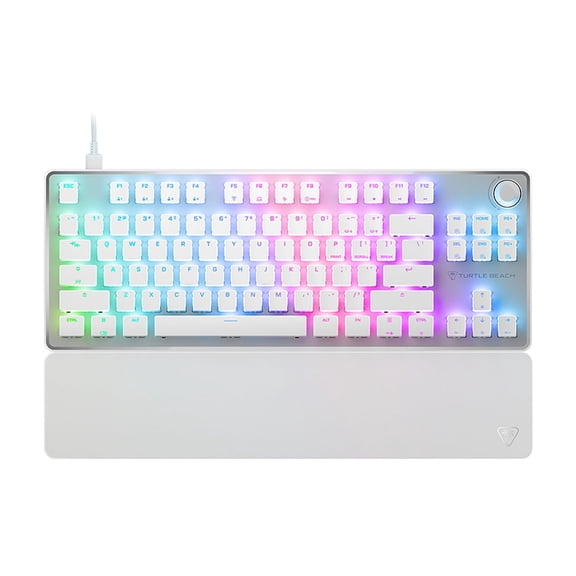 Turtle Beach Vulcan II TKL Pro Magnetic Mechanical RGB Gaming Keyboard, White