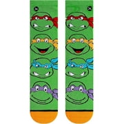 ODD SOX Cool Socks Turtle Boys Teenage Mutant Ninja Turtles Crew Socks TMNT Cartoon Novelty Sock for Big