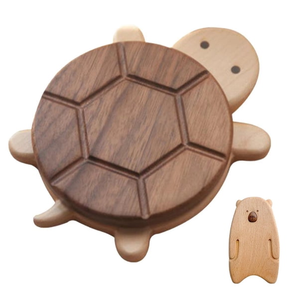 Turtle Coasters for Coffee Table Wood Mat Coaster Drinks Tabletop Protection
