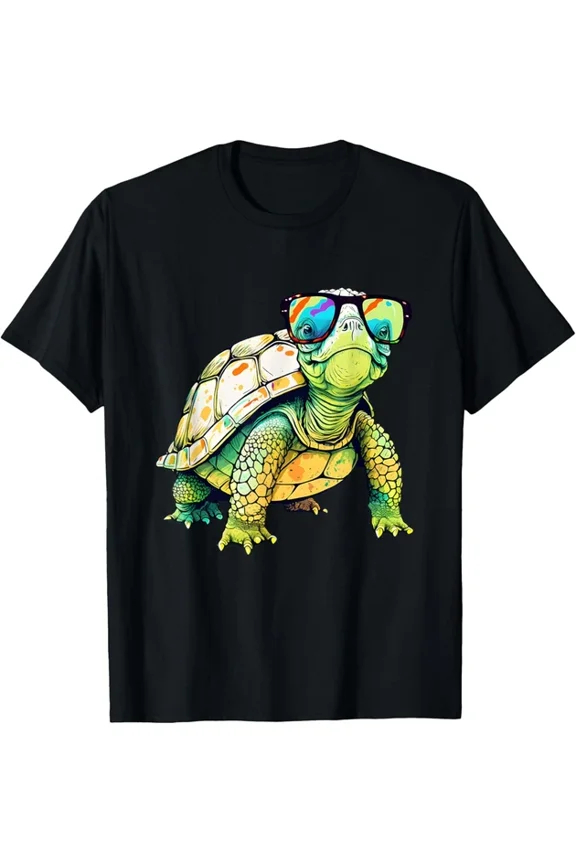 Turtle Colorful Turtle Outfit Mens Turtle Lover Turtle T-Shirt Unisex S-5XL Hot Trending Shirt, Vintage Birthday Gift
