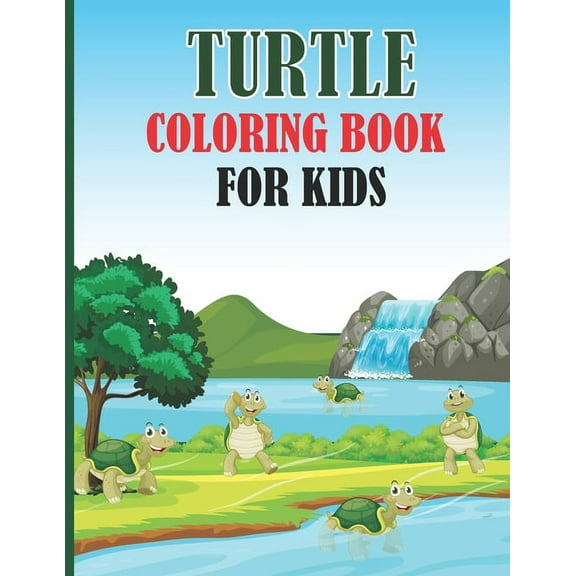 Turtle Coloring Book for Kids : Children Activity Book for Boys & Girls with cute Coloring Pages (Paperback)