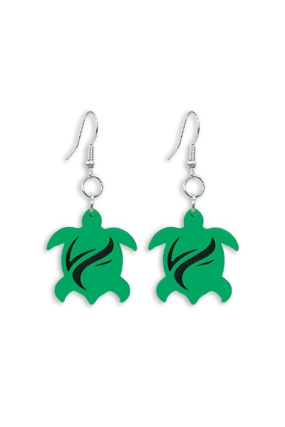 Turtle Dangle Earrings, Lightweight Beach and Ocean Inspired Jewelry