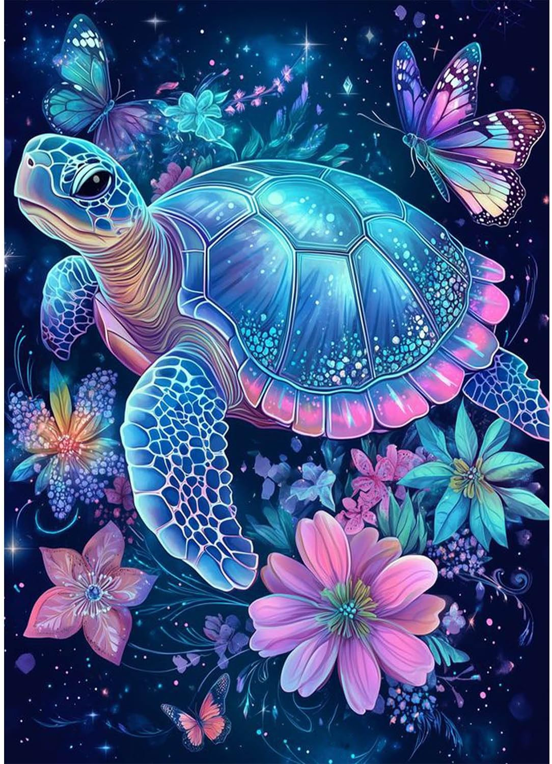 Turtle Diamond Art Painting Kits for Adults, Full Drill Diamond Dots ...