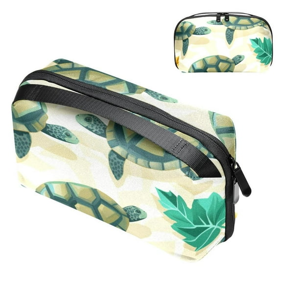 Turtle Digital Gadget Charger Case with Oxford Cloth, Waterproof, Hard Drive Cases, Digital Pouch, Charger Cord Organizer, Laptop Cord Organizer, 5.9x9.44x3.14 in.