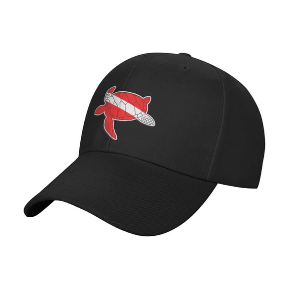 Turtle Dive Flag Sandwich Cap Unisex Adjustable Adult Baseball Caps Casquette Hats Flat Cap