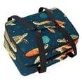 thumbnail image 1 of Turtle Double Layered Insulated Refrigerated Lunch Bag with Two Compartments - Large Capacity Hand-Carry Meal Bag, 7.1x11.4x16.1 inches, 1 of 6
