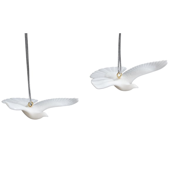 Turtle Dove Gift Box Two Pack Set Lost in New York Movie Christmas Tree Ornament (2 Ornaments)