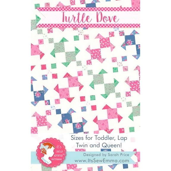 Turtle Dove Quilt Pattern by It's Sew Emma