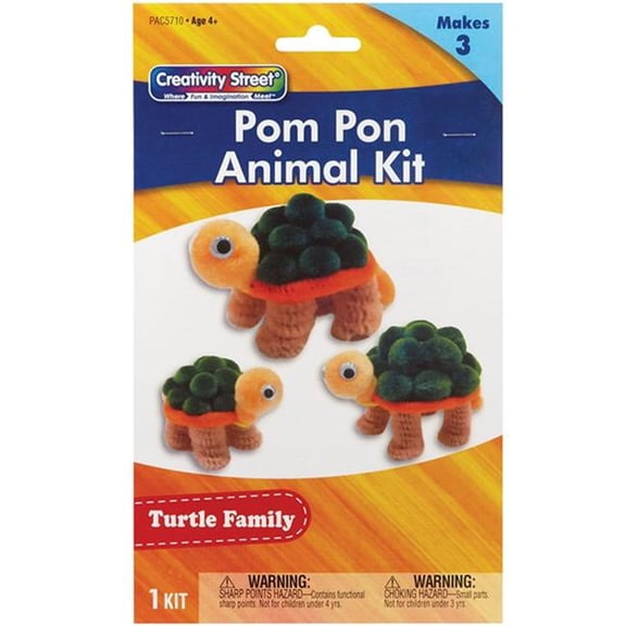 Turtle Fam Craft Kit - Assorted Size - 6 Each