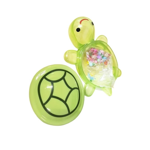 Turtle Figurines, Mini Resin Figurines, 6.7 in Large Turtle, 0.3X0.4 in Tiny Tortoises, 60 Pc, Random Mixed Hues, Turtle Birthday Decorations, Party Table Decorations