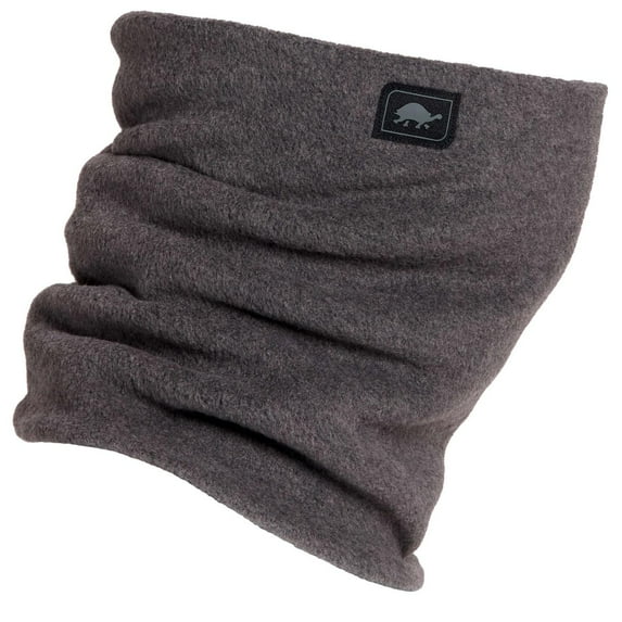 Turtle Fur Chelonia 150 Classic Fleece Double-Layer Neck Warmer, Charcoal