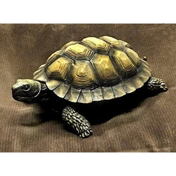 Turtle Garden Sculptures Statues Home Decor Tortoise Realistic Cute Large Animal Gilbert Zen Garden  Lawn Yard Art Tanya Talia Galapagos Todd Outdoor Figurines 9 inch