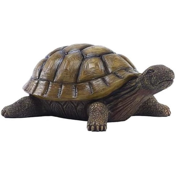 Turtle Garden Statue,Outdoor Decoration for Garden//Pond/Lawn/Swimming Pool,Indoor Tortoise Figurine Sculpture Colloction for Floor or Tabletop, Yellow$$Garden &
