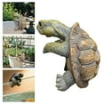 thumbnail image 1 of Turtle Garden Statue Resin Decorative Figures Outdoor Pond Balcony Flower Pot Hanger Animal Sculpture Patio Yard Ornament Desktop, 1 of 9