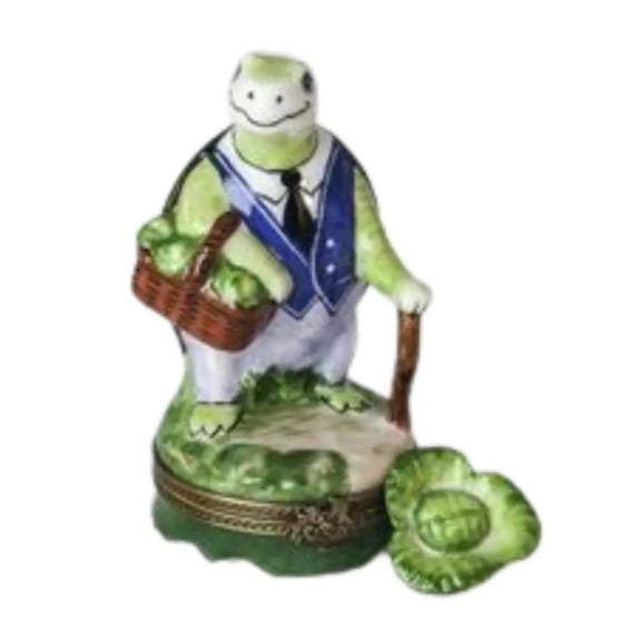 Turtle Gardener Limoges Box Limoges Box Porcelain Figurine
